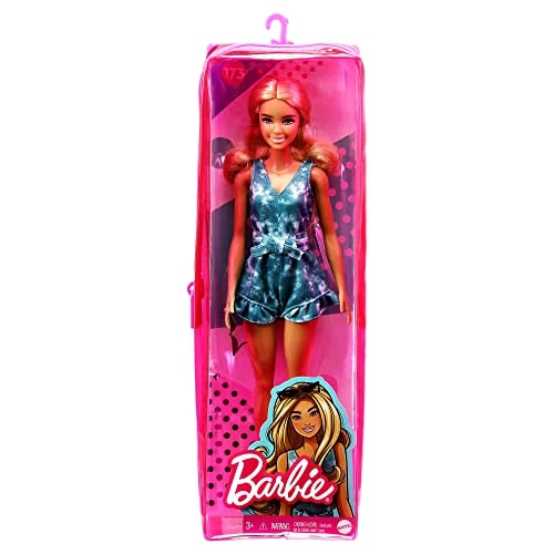 Barbie Fashionistas - Tall Blonde Afro Tie-dye Romper Ages 3+