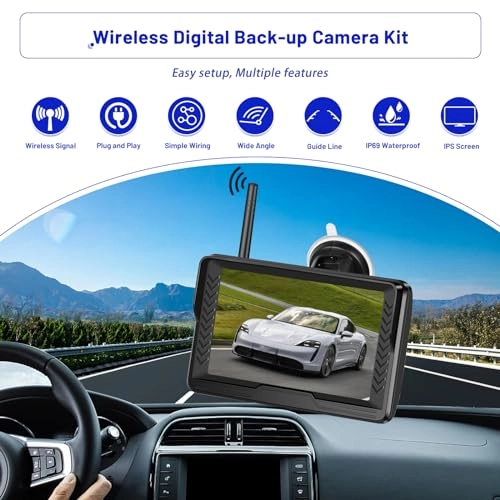 Wireless Digital Reversing Camera Kit - Night Vision Wireless 1080P