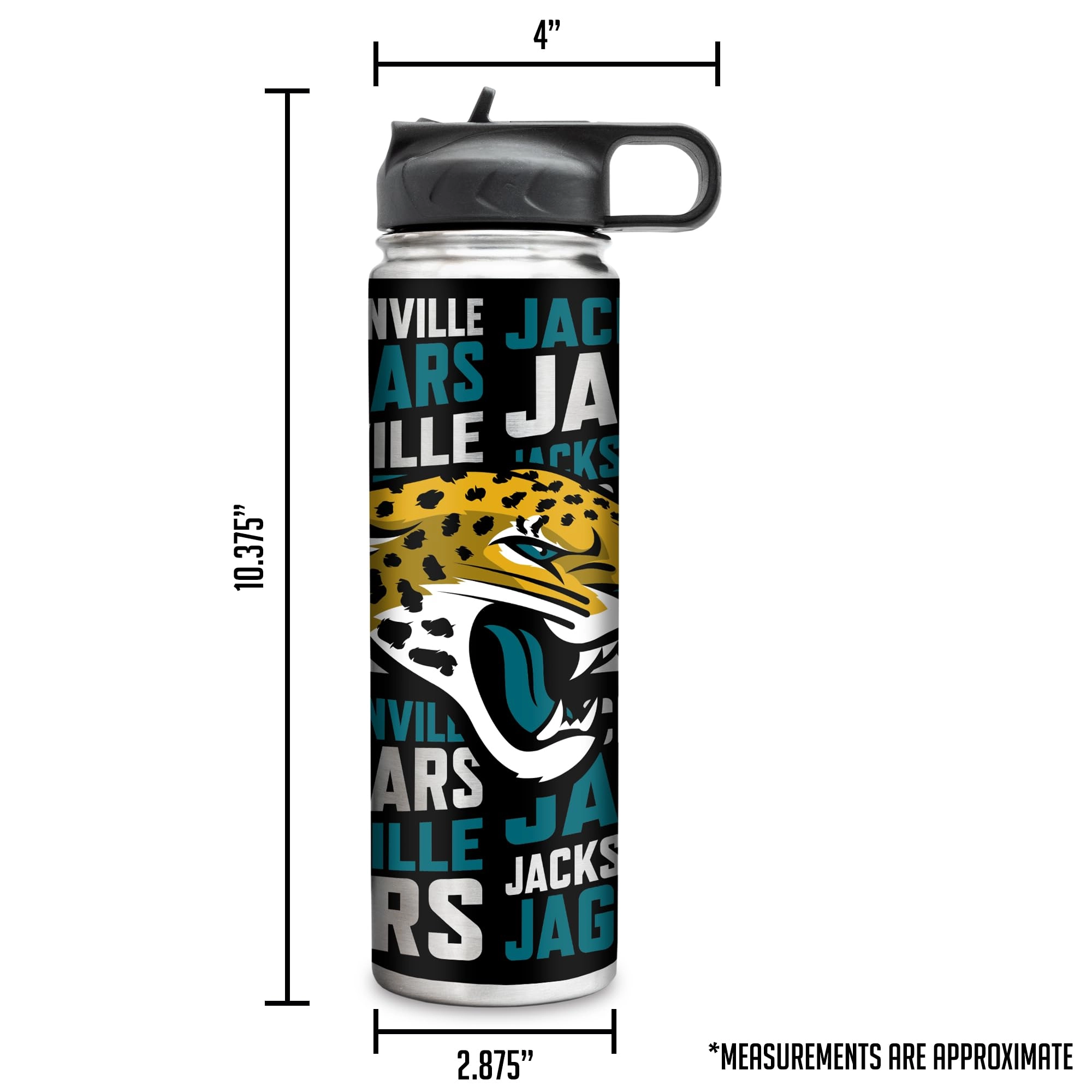 Stainless Steel NFL Football Tumbler - 650ml