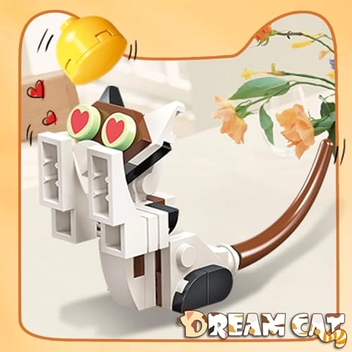 Cats Building Blocks - 9 unique cat models 443 pcs