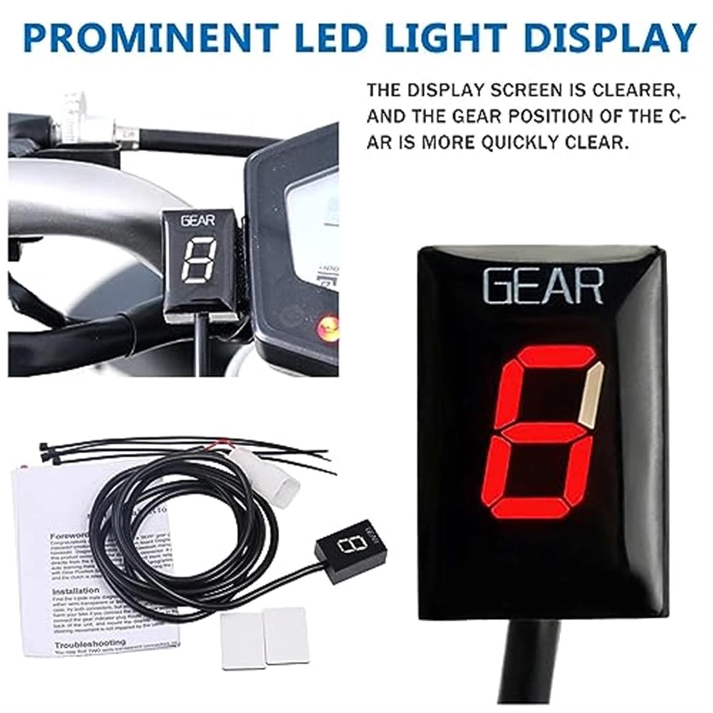 Gear Indicator - KFX450R 2008-2010