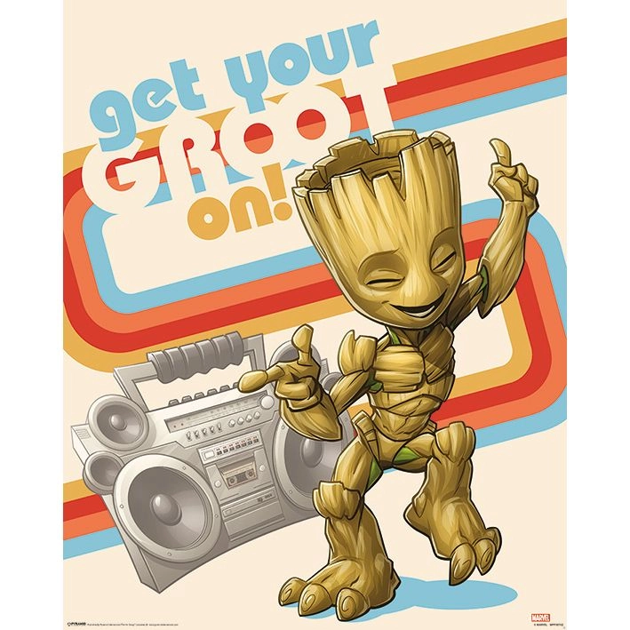 PYRAMID POSTERS Guardians Of The Galaxy Burst - high quality gsm paper 40 x 50 CM