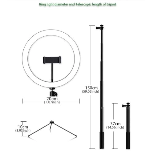 Selfie Ring Light - 8 inch