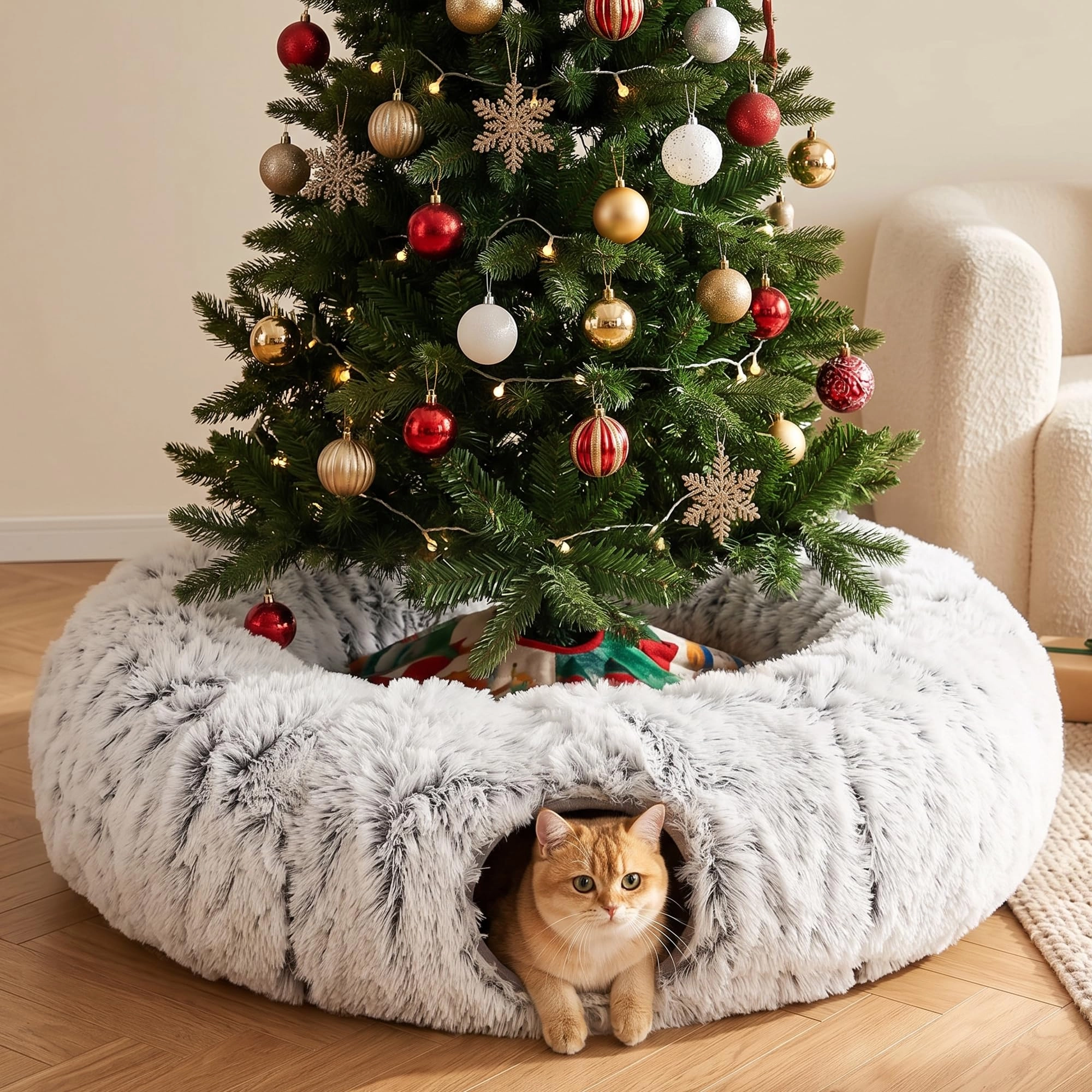 Avont Cat Tunnel - 100L x 100W x 30H centimeters Polyester