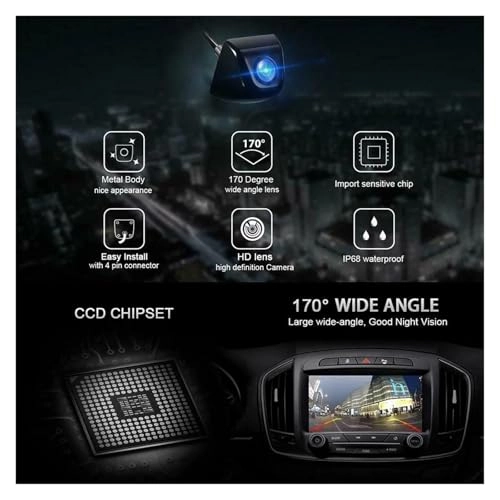 Rear View Parking Camera - Night Vision Wire