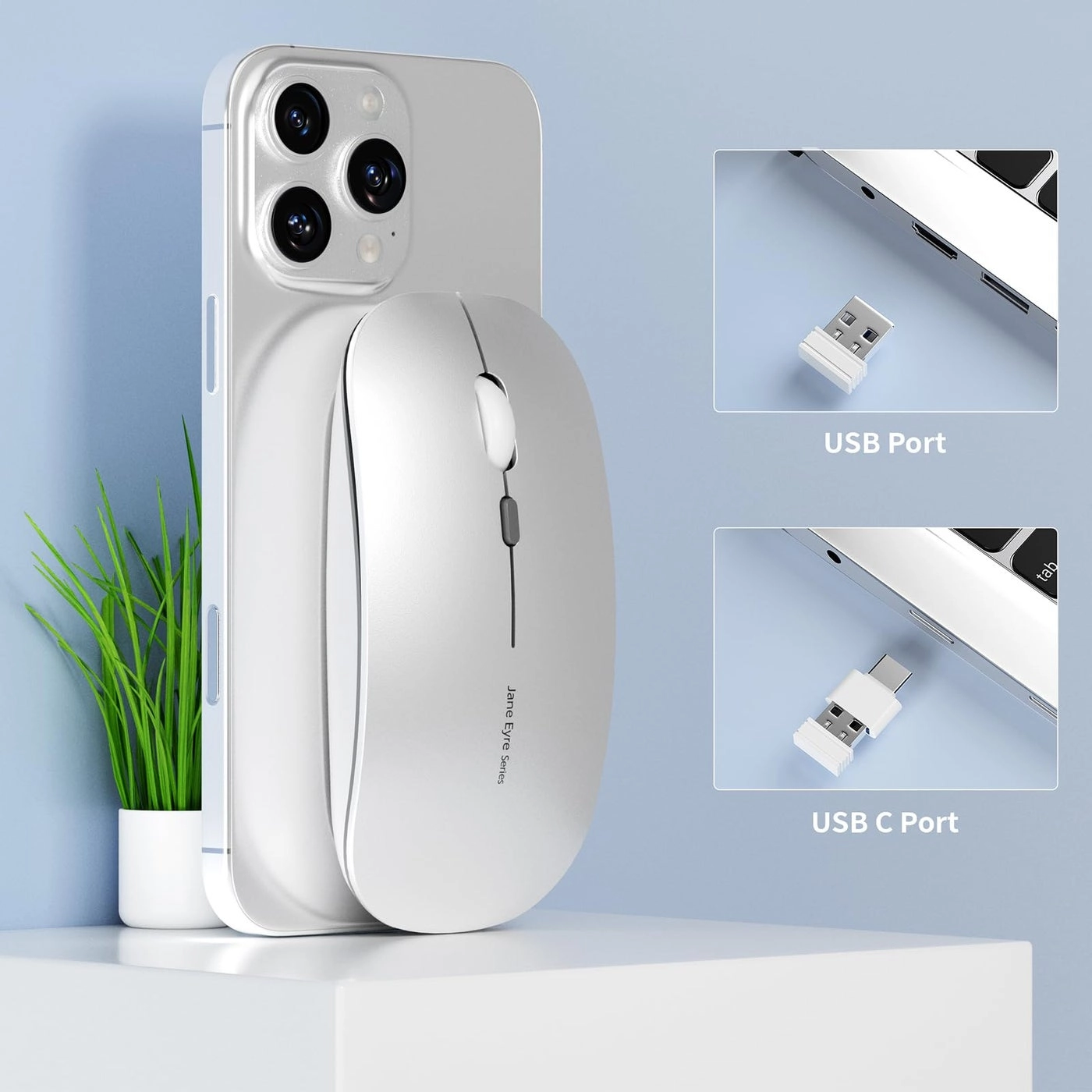 Q5 Slim Rechargeable Mouse - Wireless