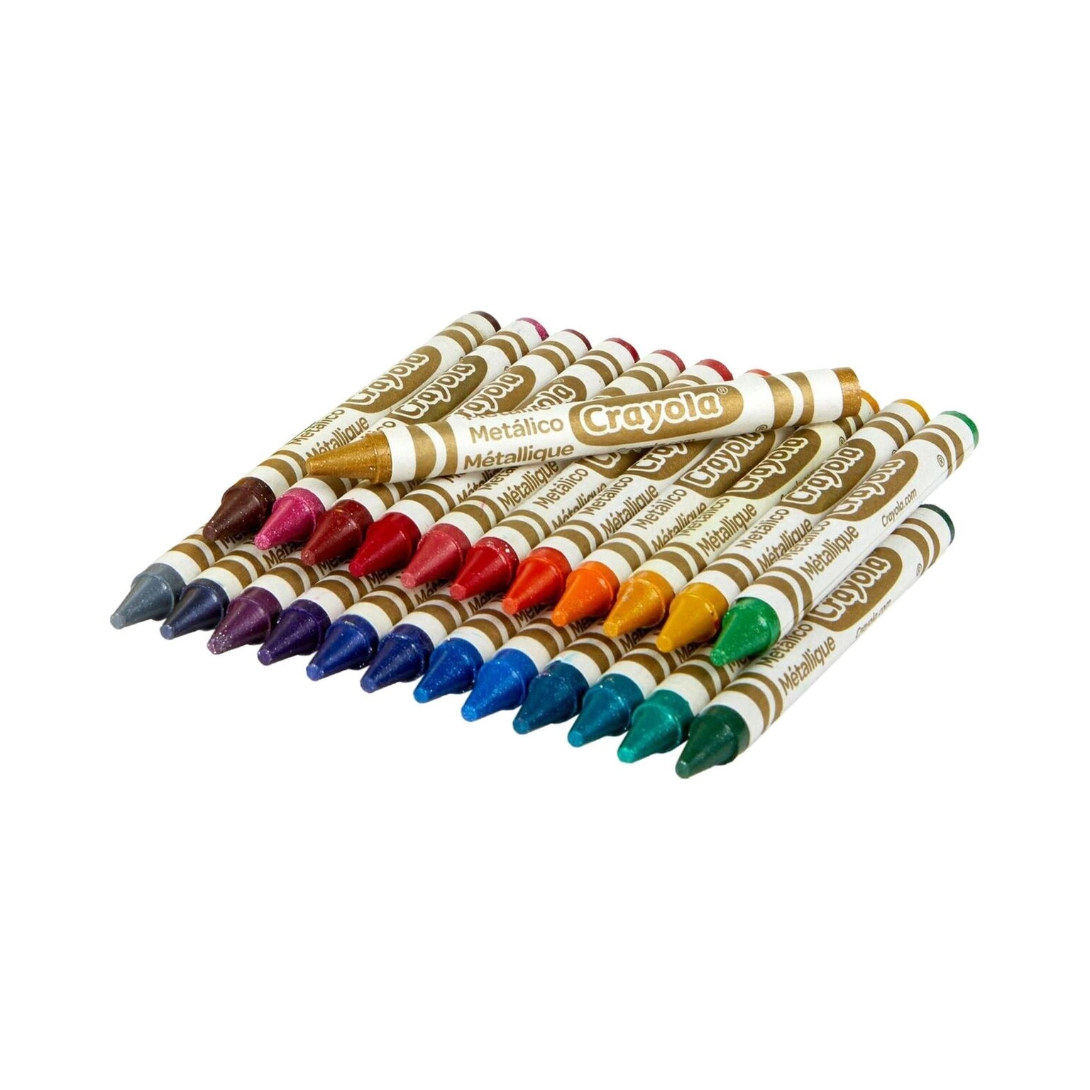 COLOR LAND CHILDRENS TOYS CENTER LLC Mettalic Crayons - 24 PCS
