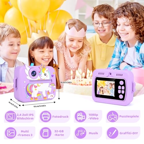 Kinderkamera im Smartphone - 2.4 Inch 32GB 1080P HD