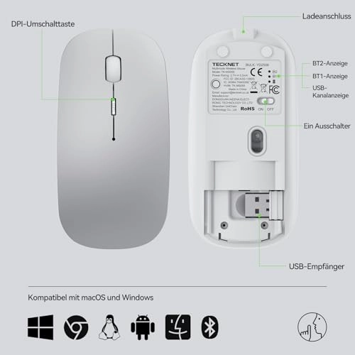 4800 DPI 6-Button Mouse - Wireless