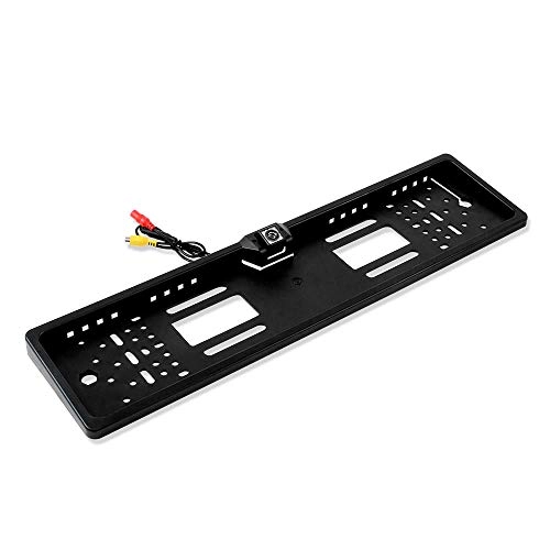 License Plate Frame with Camera - 12-LED Night Vision 704x576