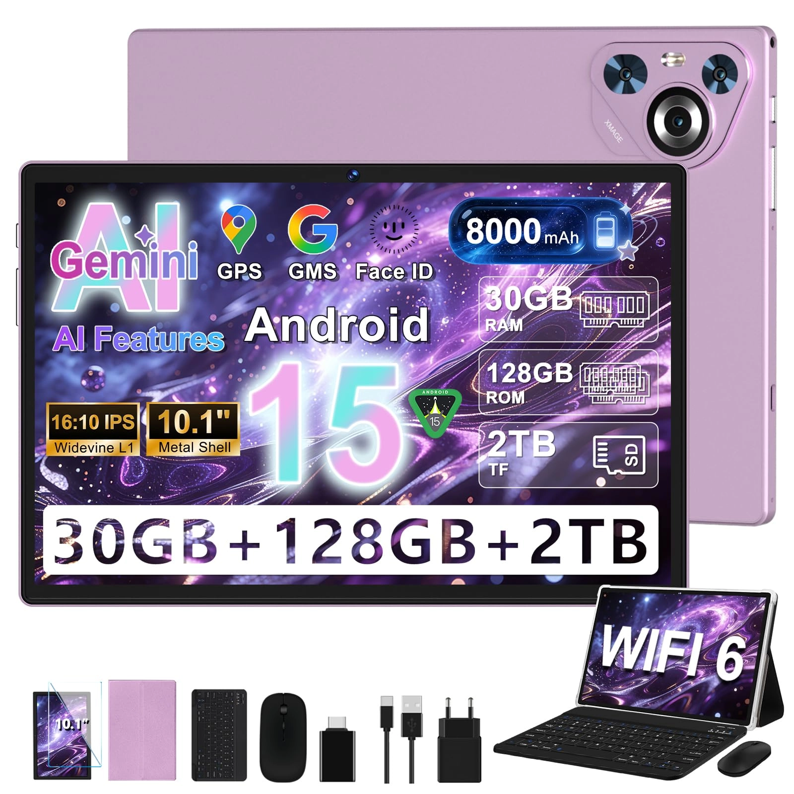 Tablette Tactile - 128GB 10.1"