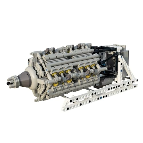 MOC-196927 24-Cylinder Two-Stroke Diesel Aviation Engine - 818PCS