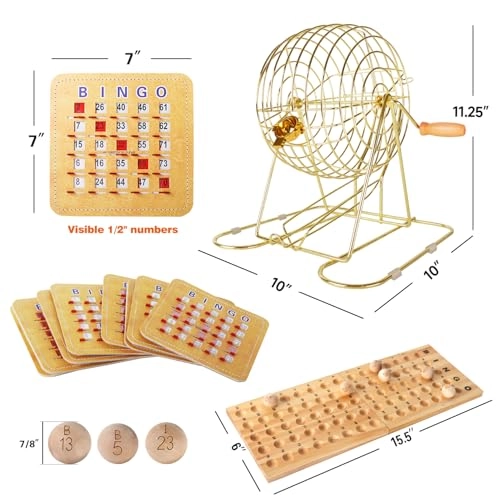 Deluxe Bingo Game Set - English Adult 75 piece(s)