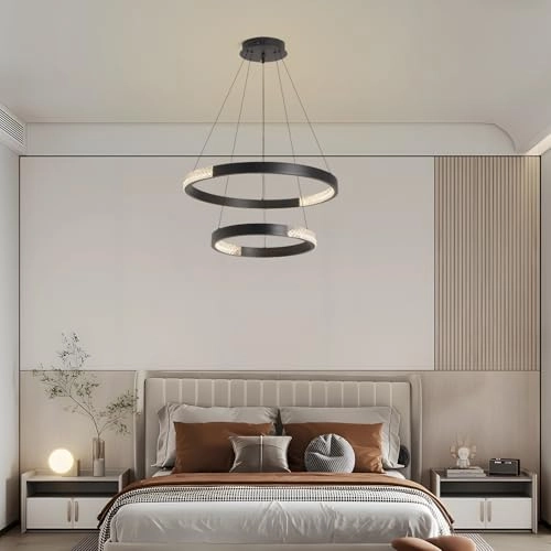 Double Ring Chandelier - Dimmable