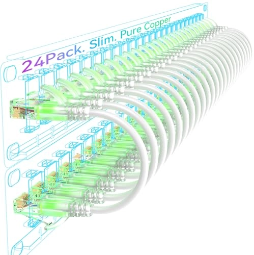 Sokqovt Cat6a Patch Cable - 2ft