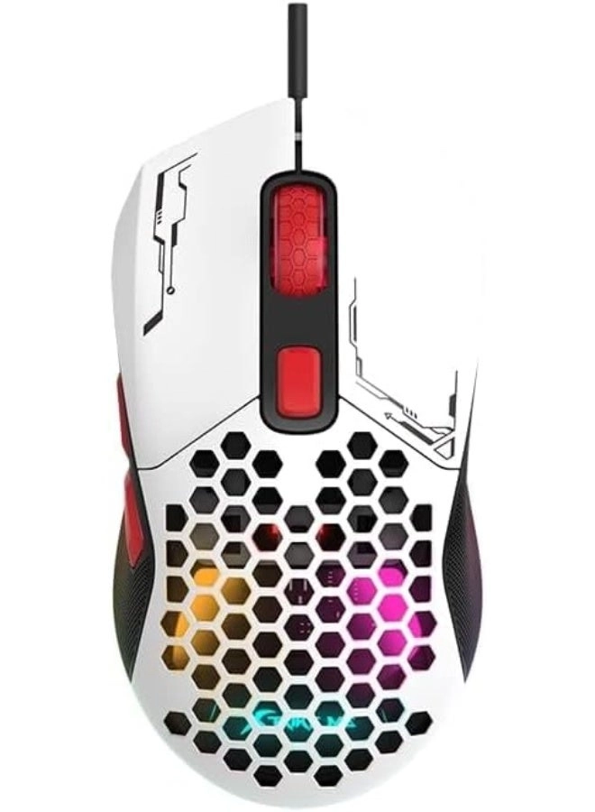 GM-316 Gaming Mouse With Detachable Top Covers - Wired