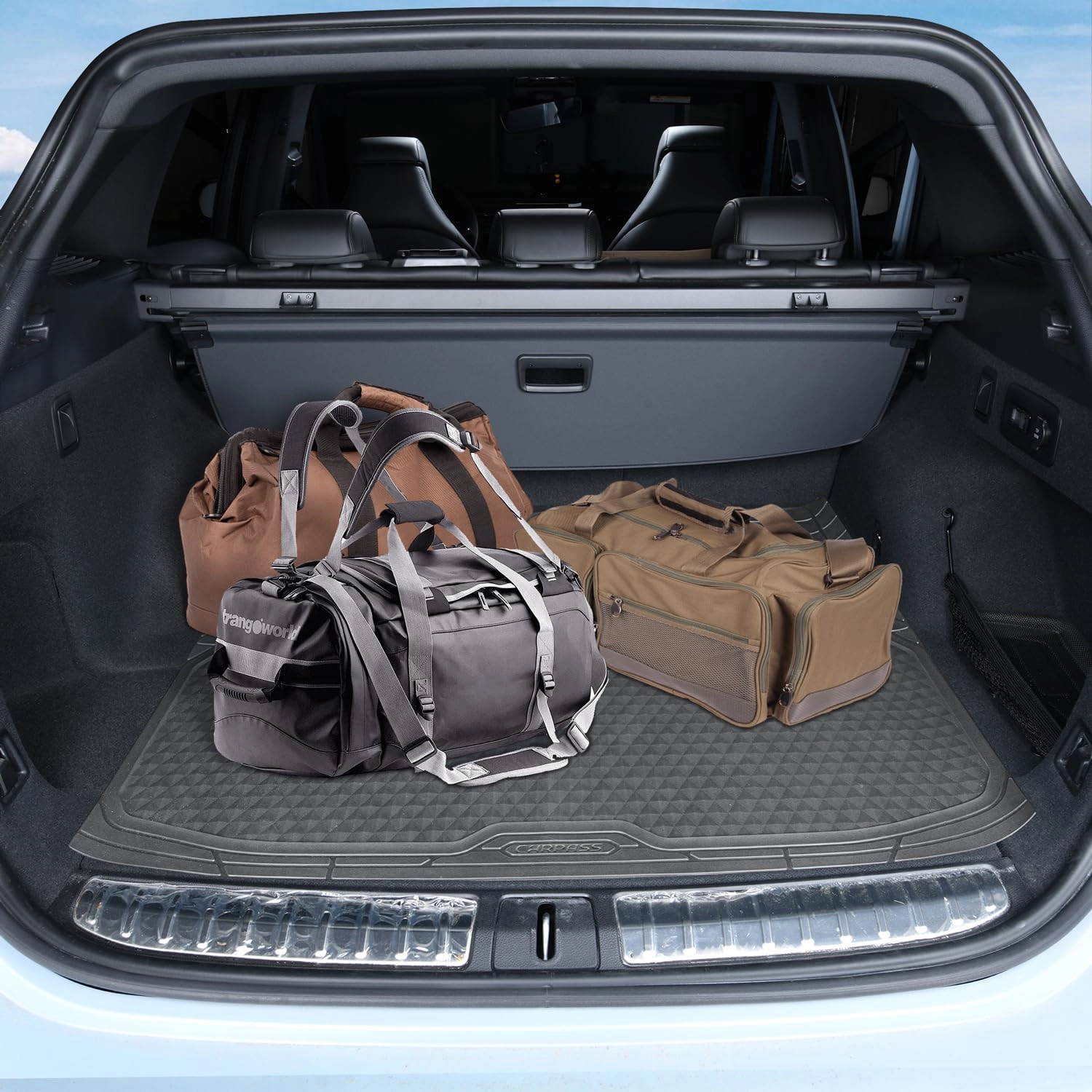 Floor Mats - Gray Rubber 4 Pcs