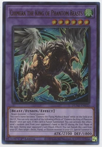 Yu-Gi-Oh! Anime Chimera The King of Phantom Beasts DUNE-EN033 - 1st Edition