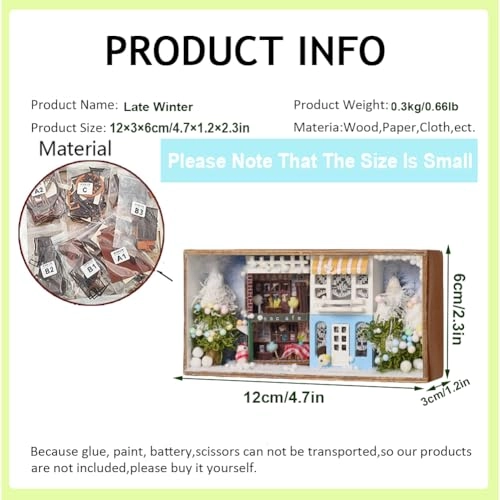 Miniature Wooden Dollhouse Furniture Kit - Creative Room 1:24