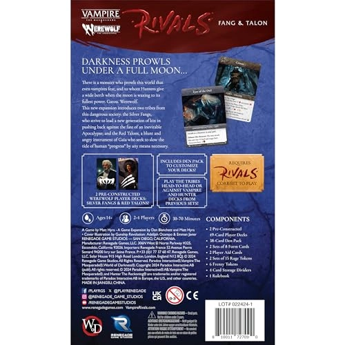 Vampire: The Masquerade Rivals: Werewolf: Fang & Talon