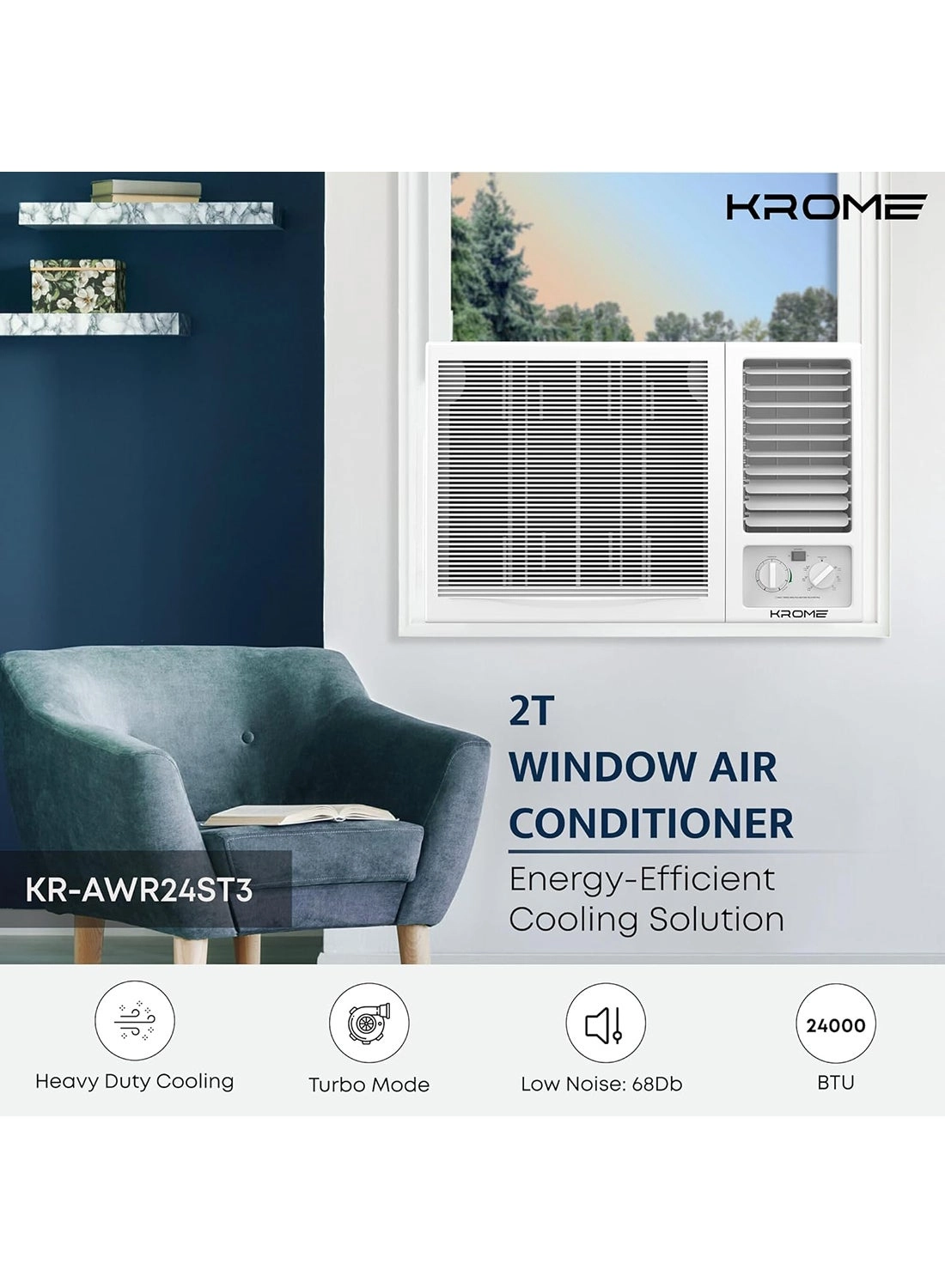 Window AC - 24000 BTU