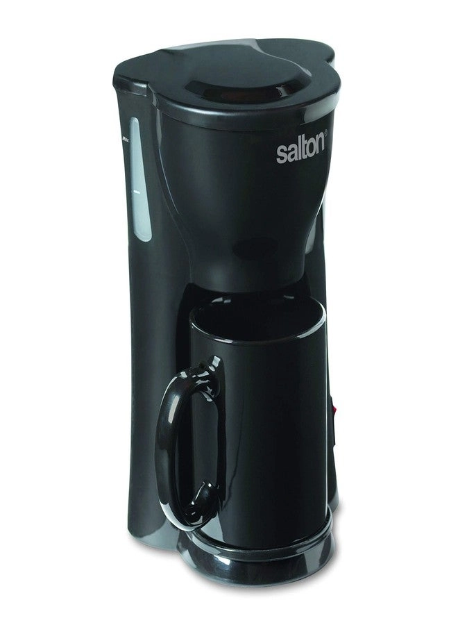 Salton FC1205 - 1 Cup Mini Reusable Mesh Filter Ceramic Mug