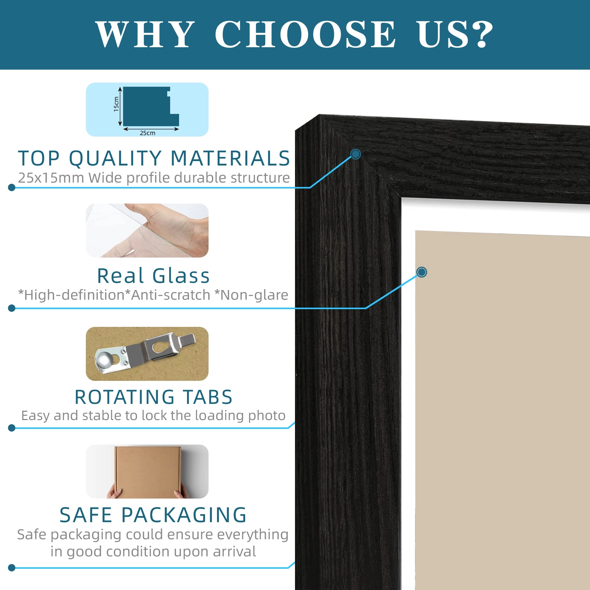 8x12 Picture Frame Set