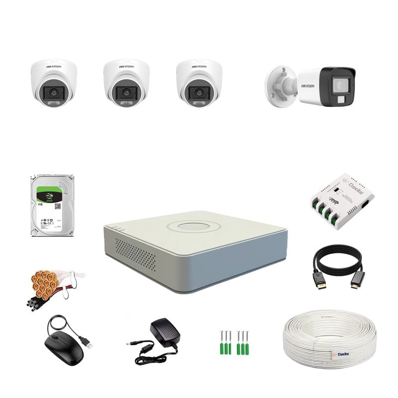 Prama Hikvision India Pvt.Ltd 3K/5MP 4 Channel DVR - 1 TB