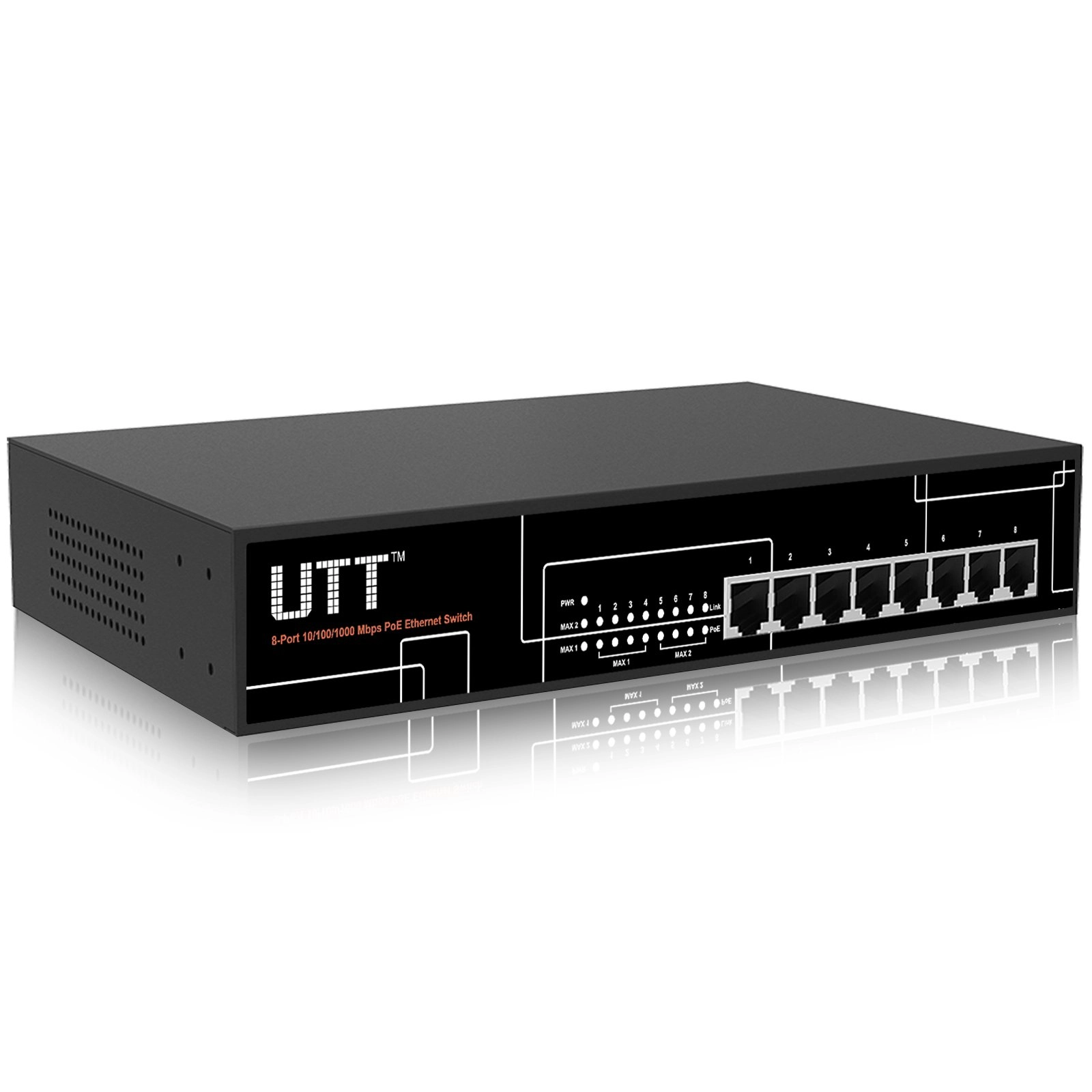 UTT Technologies - IMPORT FOB S1080GP 8-ports