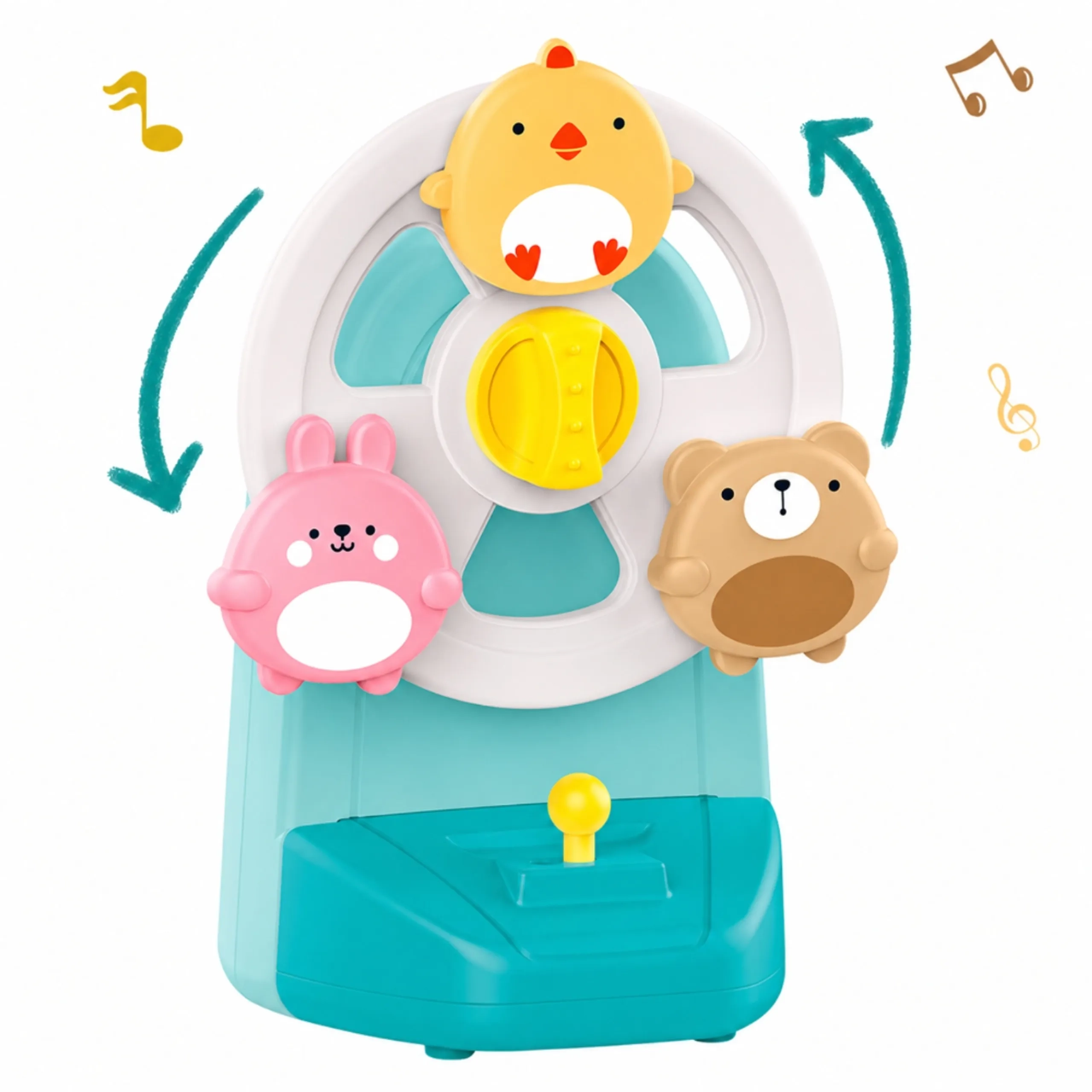 Baby Activity Rotating Educational Toy - Suitable for 12 months and above