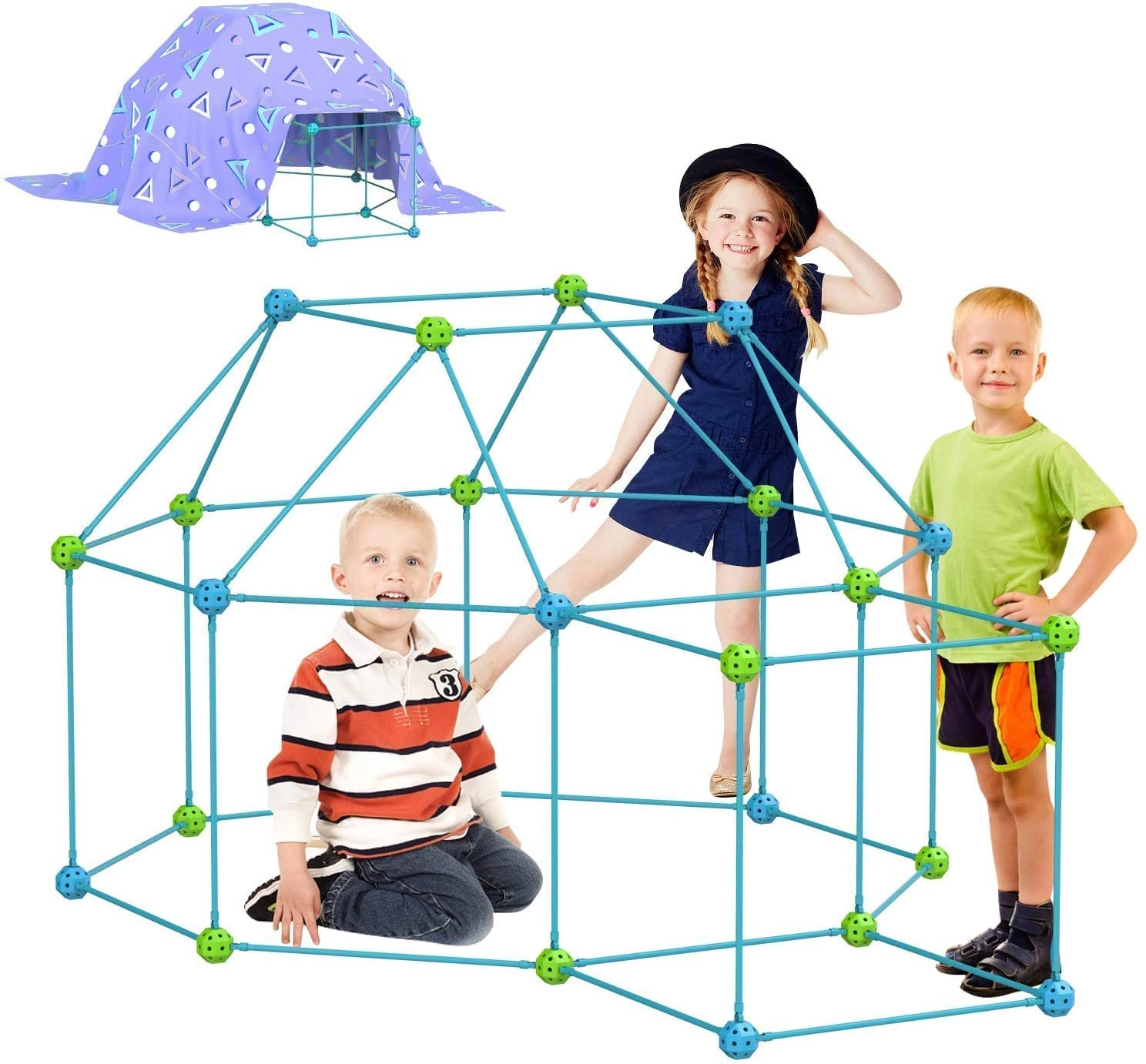 KASTWAVE Children'S Fortress Building Set - Fantasy