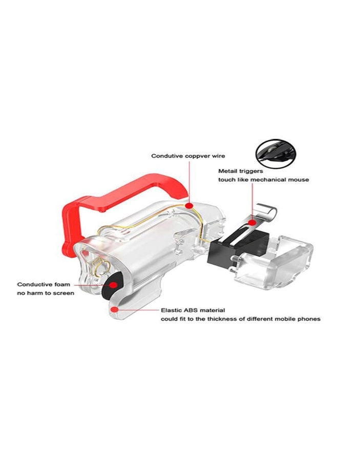 Mobile Gaming Trigger - 2-Piece Clear