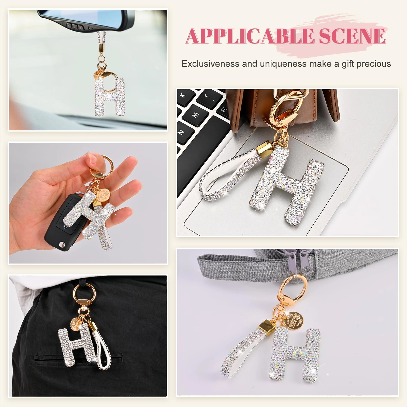 Initial Letter Keychain