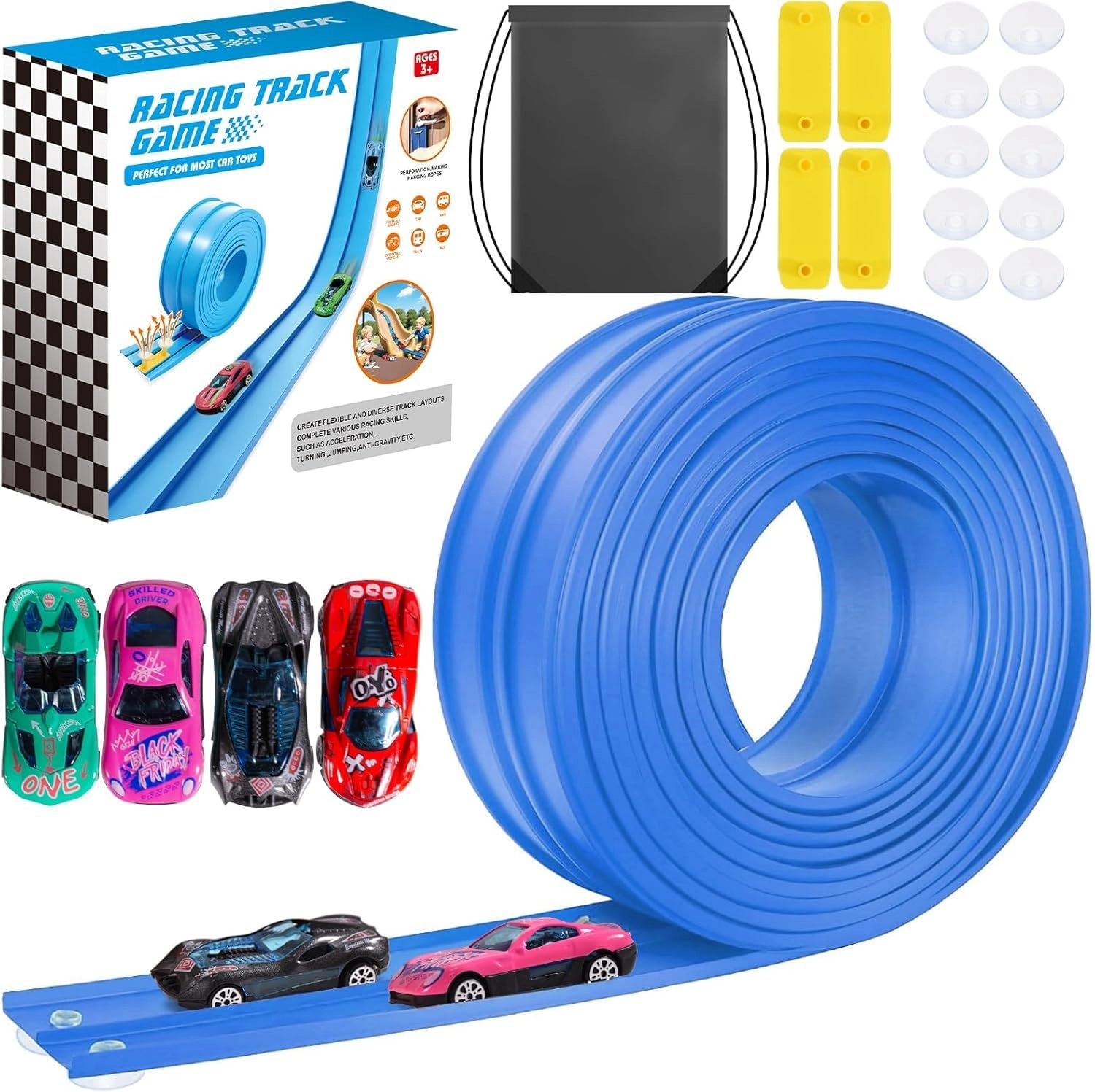 Dnoyevvs Flex Race Car Ramp Track - 1:64 1pcs