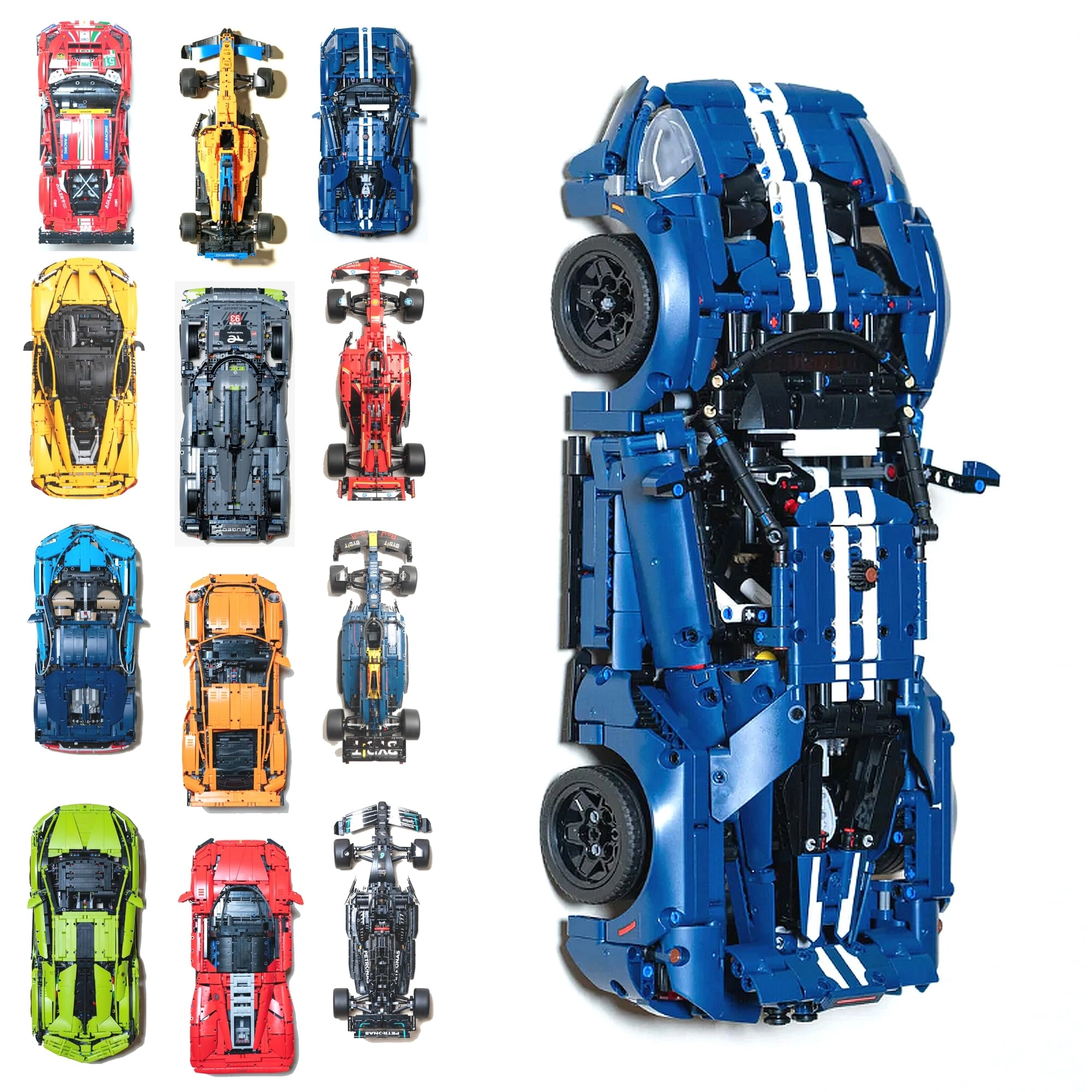 Wall Mount Compatible for Lego - Made in France Plastic