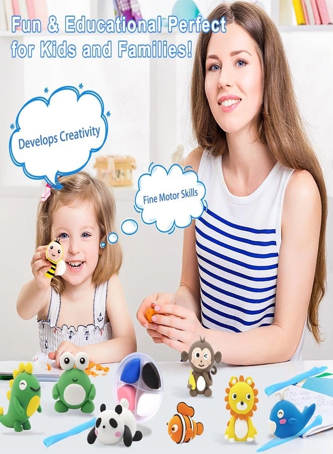 Air Dry Clay - 8 Sculpting Tools Clear Acrylic Sheet 12pcs.