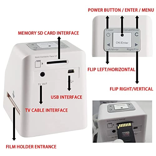 Film Slide Scanner - 22 million pixels 35mm/120/127