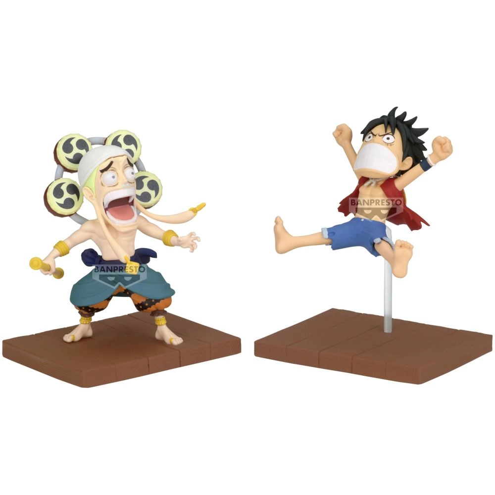 Bandai Spirits Banpresto Monkey D. Luffy + Enel - One Piece (7.9 cm) (BP89838P)