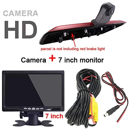 Brake Light Reversing Camera + Rear View Mirror Monitor - Night vision 628 x 586 pixels