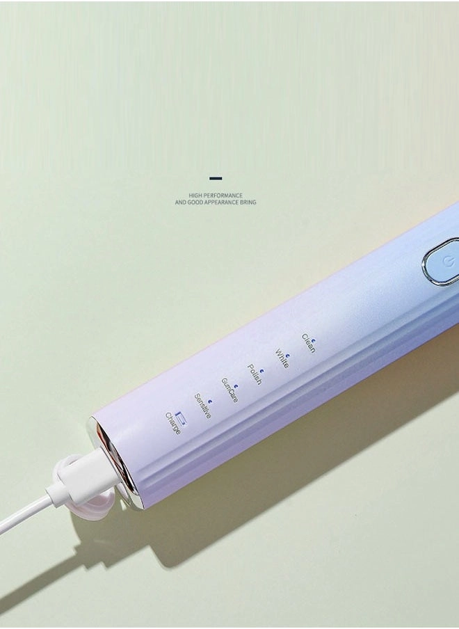 Electric Toothbrush - Super Soft Waterproof Battery Powered 3 Heads