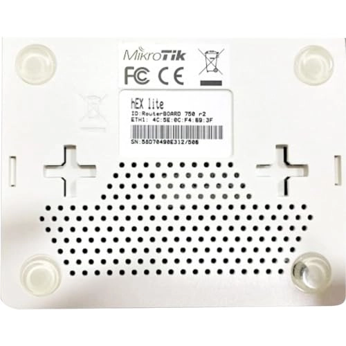 hEX lite RB750r2 - White Ethernet