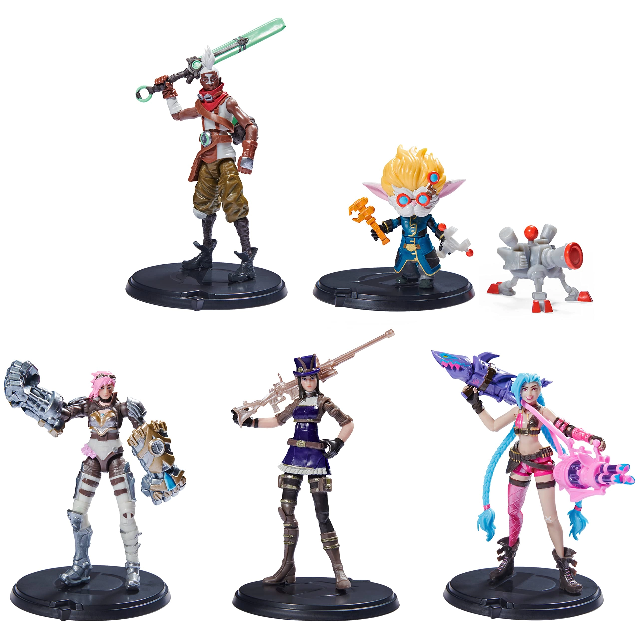 Spin Master Heimerdinger + Vi + Caitlyn + Ekko + Jinx - League of Legends - 5 pcs (6062218)
