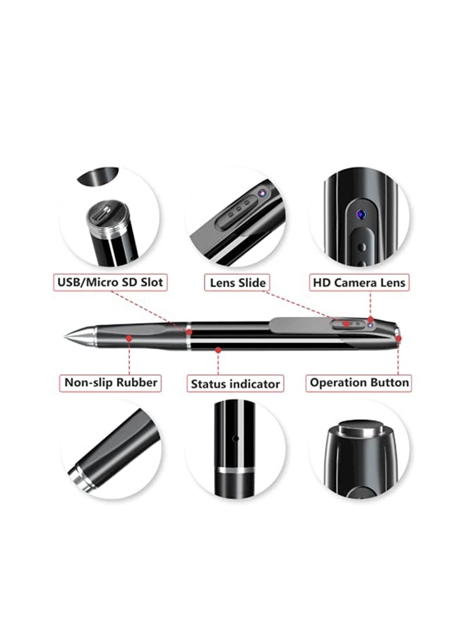 (Renewed) Spy Hidden Camera Pen - 32GB 1080P
