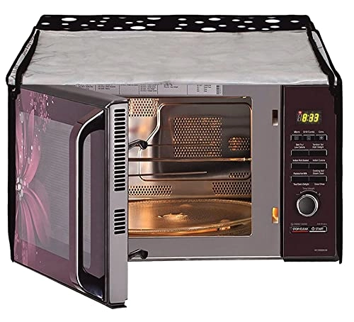 Microwave Oven Top PVC Cover - 28L Black