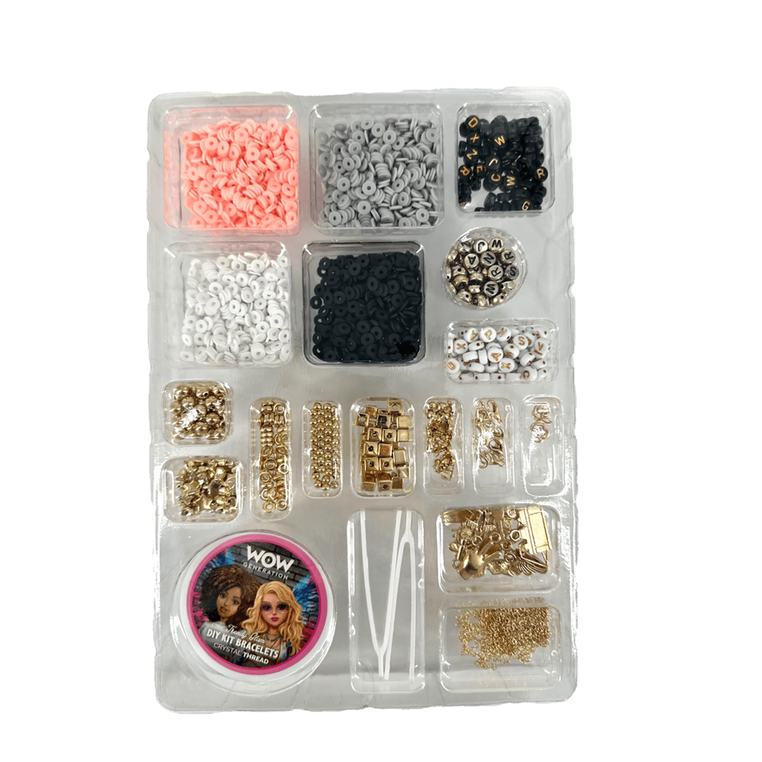 DIY Bracelets Making Craft Kit - Multicolor More than 2000 beads