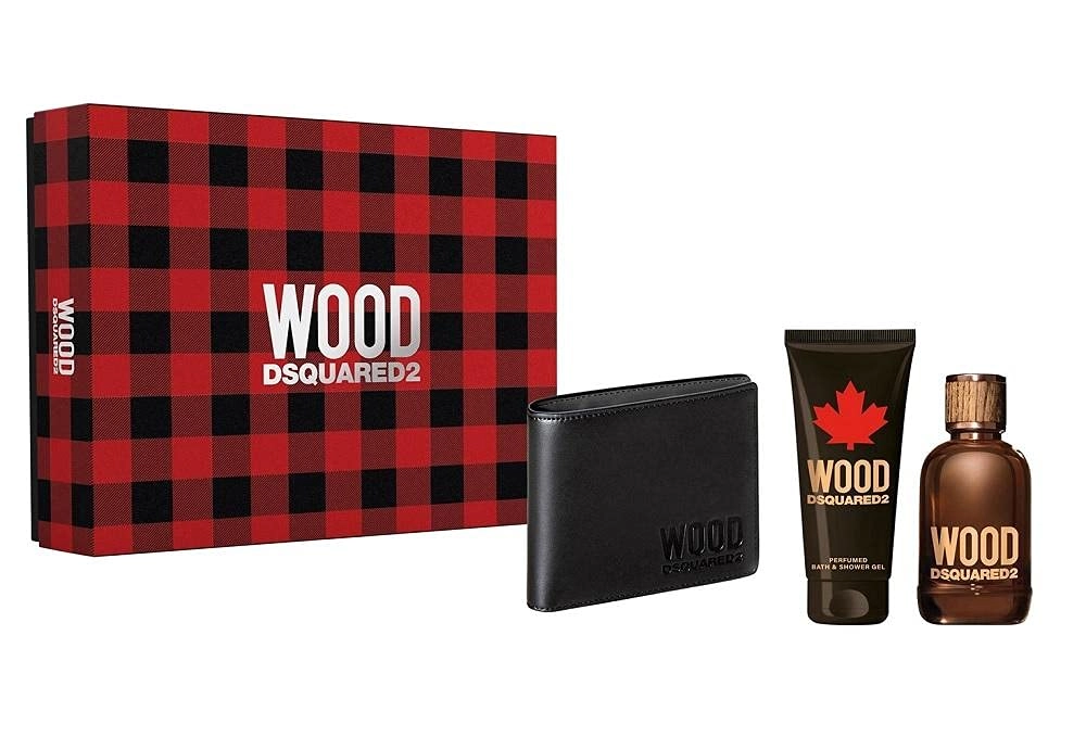 wood pour homme edt - Musk + Perfumed bath & Shower Gel + KEY RING