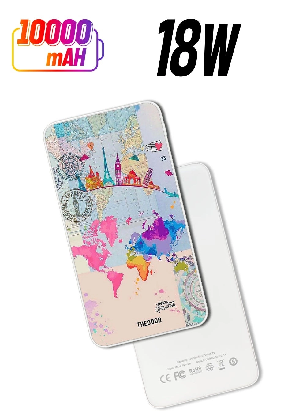 EX_PPBA637 - 10000 mAh 18W PD Fast charging