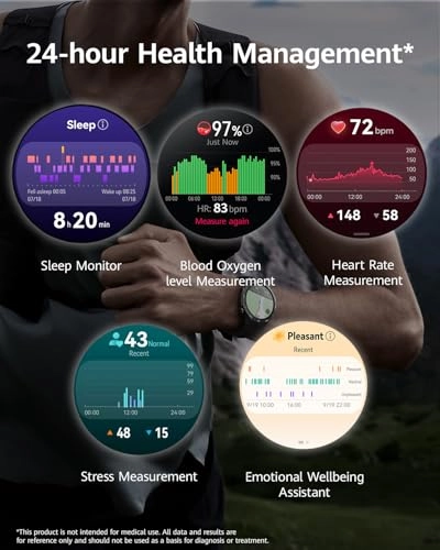 Watch GT 5 46mm Stainless steel GPS