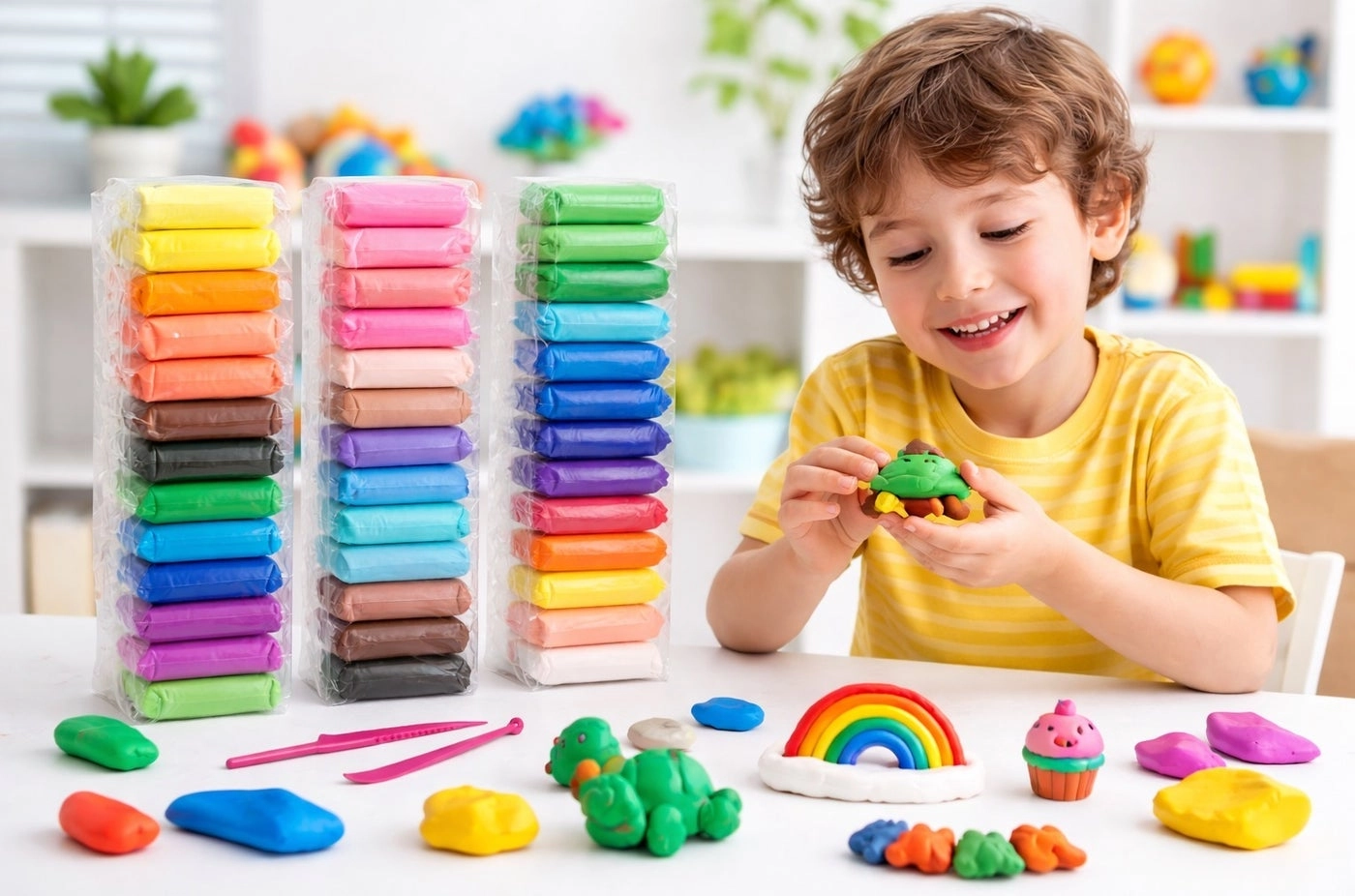 Modeling Clay Set - 3 Tools Non-Toxic 24pcs.