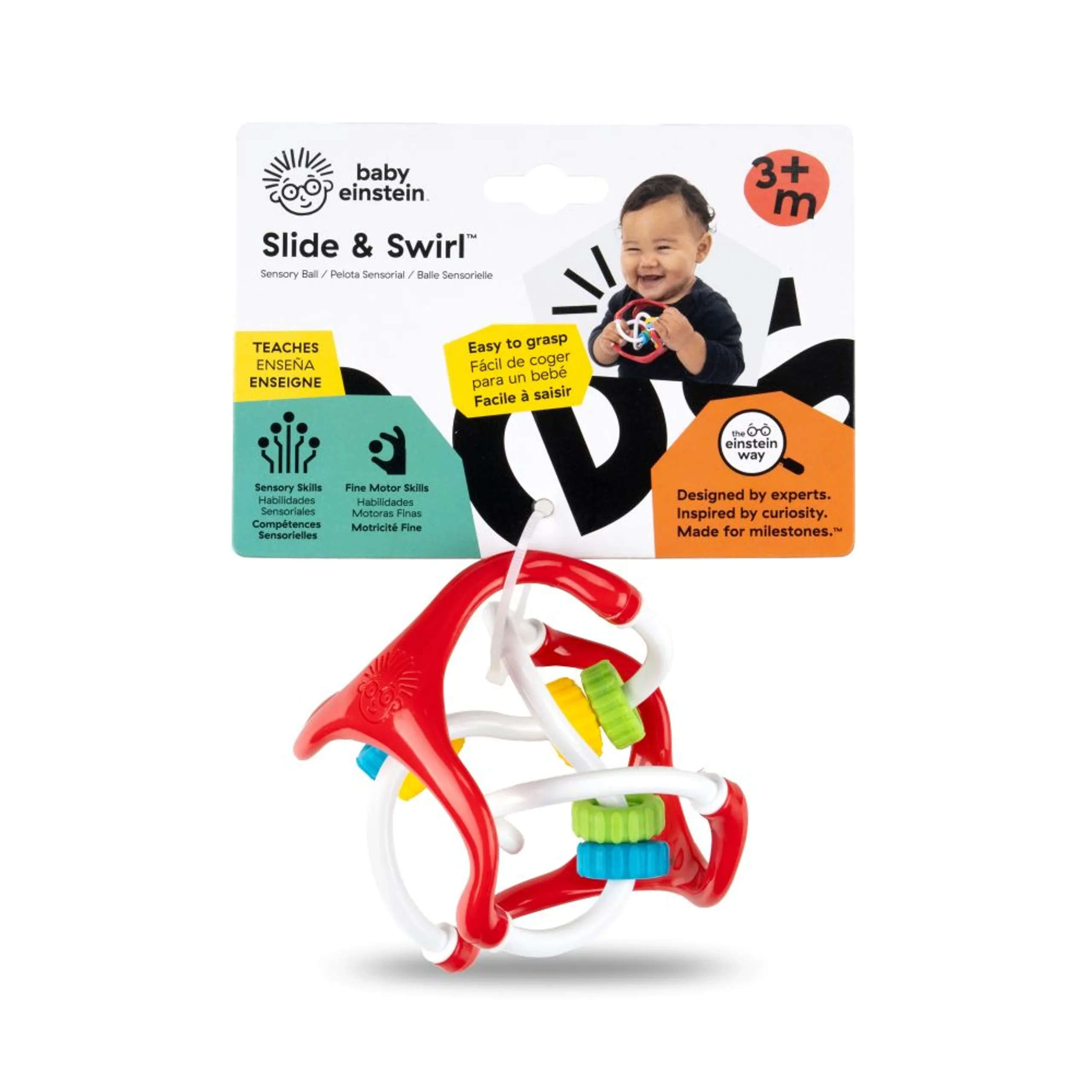 Slide Swirl Sensory Ball & Bead Chaser - 3+ months